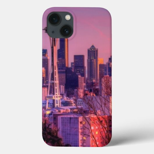 Zonnetijd achter Seattle skyline van Kerry Park. Case-Mate iPhone Case (Achterkant)