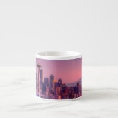 Zonnetijd achter Seattle skyline van Kerry Park. Espresso Kop (Voorkant)