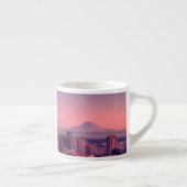 Zonnetijd achter Seattle skyline van Kerry Park. Espresso Kop (Rechts)