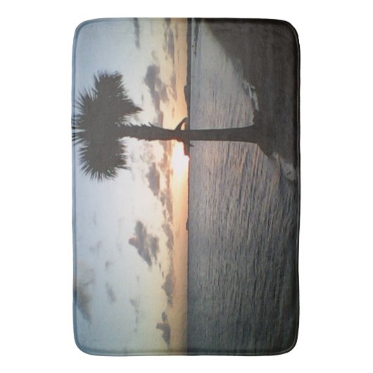 Zonnetijd bij de strand badmat (Voorkant Verticaal)