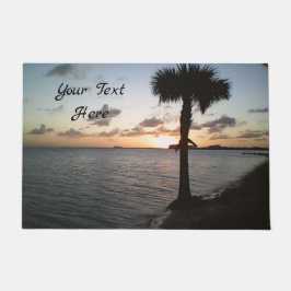 Zonnetijd bij de strand deurmat