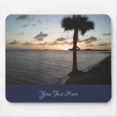 Zonnetijd bij de strand muismat (Voorkant)