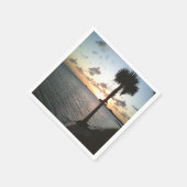 Zonnetijd bij de strand servet (Hoek)