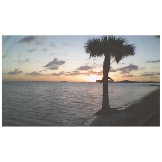 Zonnetijd bij de strand tafelkleed (Voorkant (Horizontaal))