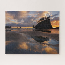 Zonnetijd bij Tweede strand in het Nationaal Park  Legpuzzel