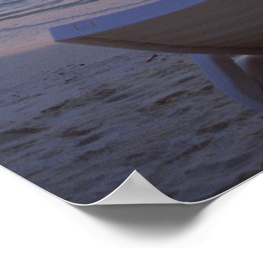 Zonnetijd en Zee Poster (Hoek)