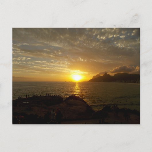 Zonnetijd in Brazilië Briefkaart (Voorkant)