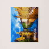 Zonnetijd in Brugge. België Legpuzzel (Verticaal)