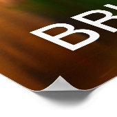 Zonnetijd in Brugge. België Poster (Hoek)