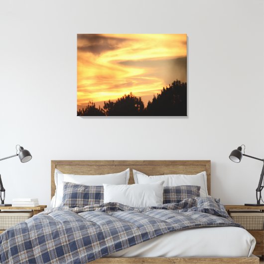 Zonnetijd in de Afdruk van het Canvas van het Boss (Insitu (Slaapkamer))