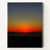 Zonnetijd in de Monogrammen Water Notitieboek (Achterkant)