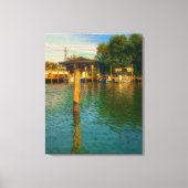 Zonnetijd in de oude watering canvas afdruk (Voorkant)