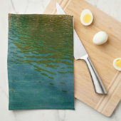 Zonnetijd in de oude watering theedoek (Quarter Fold)