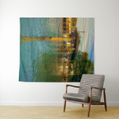 Zonnetijd in de oude watering wandkleed (In Situ (horizontaal))