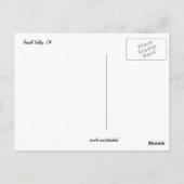 Zonnetijd in de Sierras - Briefkaart (Achterkant)