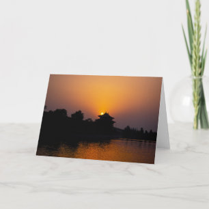 Zonnetijd in de verboden stad - Beijing, China Kaart