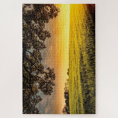 Zonnetijd in een landschappelijk landschap Puzzle Legpuzzel (Verticaal)