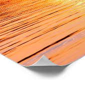 Zonnetijd in foto van de Adriatische zee baai. Kro Poster (Hoek)