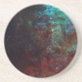 Zonnetijd in het Abstract Zandsteen Onderzetter (Voorkant)