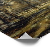 Zonnetijd in het hout poster (Hoek)