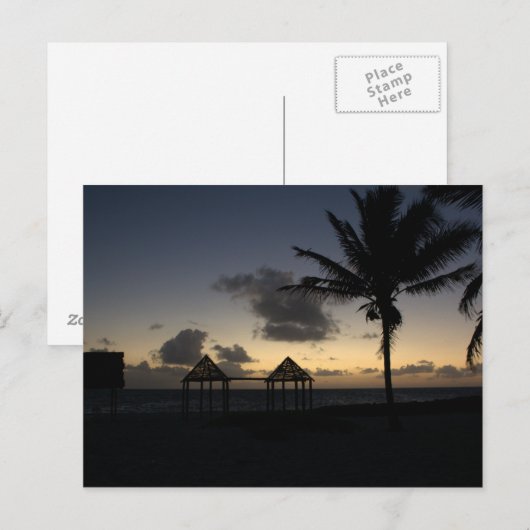 Zonnetijd in het paradijs briefkaart (Voorkant / Achterkant)