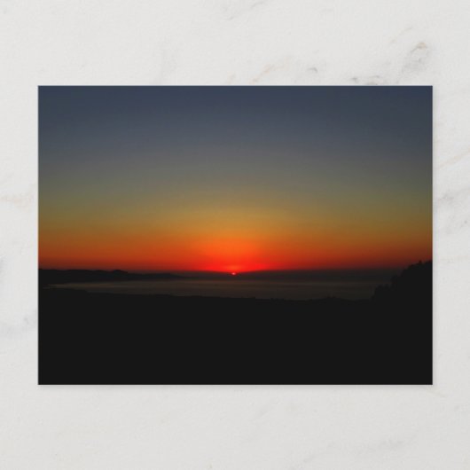 Zonnetijd in het water briefkaart (Voorkant)