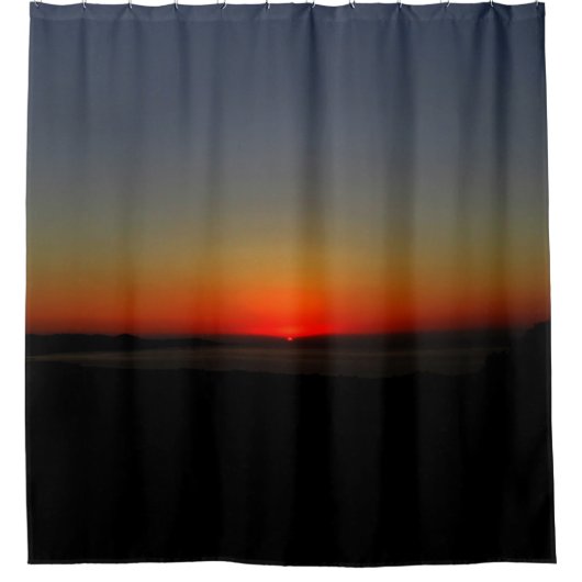 Zonnetijd in het water douchegordijn (Voorkant)