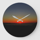 Zonnetijd in het water grote klok (Voorkant)