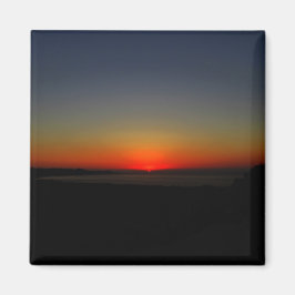 Zonnetijd in het water magneet