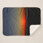 Zonnetijd in het water sherpa deken (Voorkant (horizontaal))