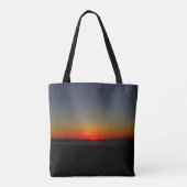 Zonnetijd in het water tote bag (Achterkant)