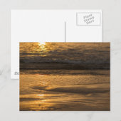Zonnetijd in het zee briefkaart (Voorkant / Achterkant)