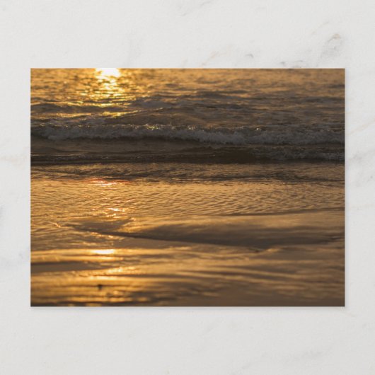 Zonnetijd in het zee briefkaart (Voorkant)