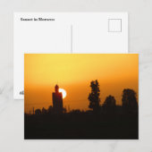 Zonnetijd in Marokko Briefkaart (Voorkant / Achterkant)