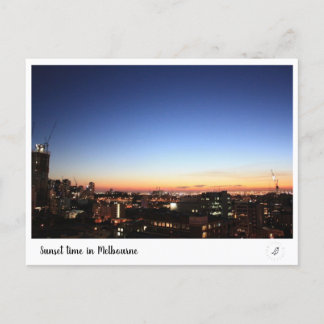 Zonnetijd in Melbourne Briefkaart