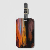 Zonnetijd in Praia, Kaapverdië Bagagelabel (Voorkant (verticaal))