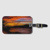 Zonnetijd in Praia, Kaapverdië Bagagelabel (Voorkant (horizontaal))