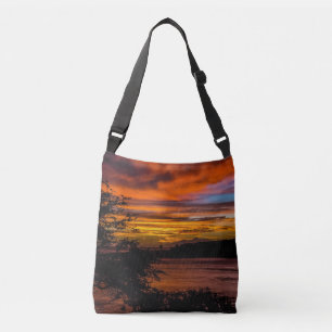 Zonnetijd in Praia, Kaapverdië Crossbody Tas