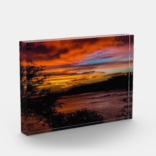 Zonnetijd in Praia, Kaapverdië Fotoblokken (Links)