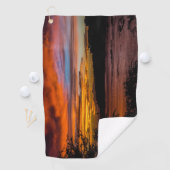 Zonnetijd in Praia, Kaapverdië Golfhanddoek (Insitu)