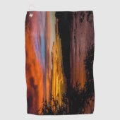 Zonnetijd in Praia, Kaapverdië Golfhanddoek (Voorkant)