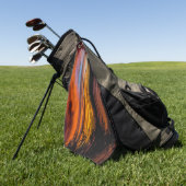 Zonnetijd in Praia, Kaapverdië Golfhanddoek (Groen)