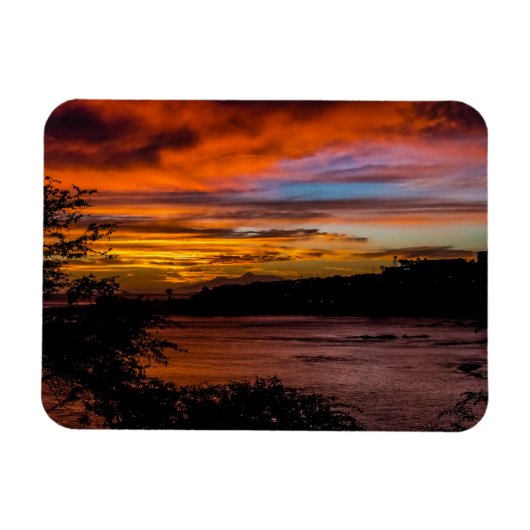 Zonnetijd in Praia, Kaapverdië Magneet (Horizontaal)