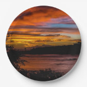 Zonnetijd in Praia, Kaapverdië Papieren Bordje (Voorkant)