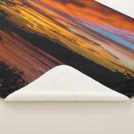 Zonnetijd in Praia, Kaapverdië Sherpa Deken