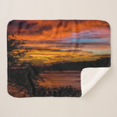 Zonnetijd in Praia, Kaapverdië Sherpa Deken (Voorkant (horizontaal))