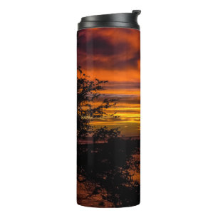 Zonnetijd in Praia, Kaapverdië Thermosbeker