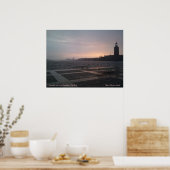 Zonnetijd in regen in Stockholm City Hall 1, Suns. Poster (Keuken)