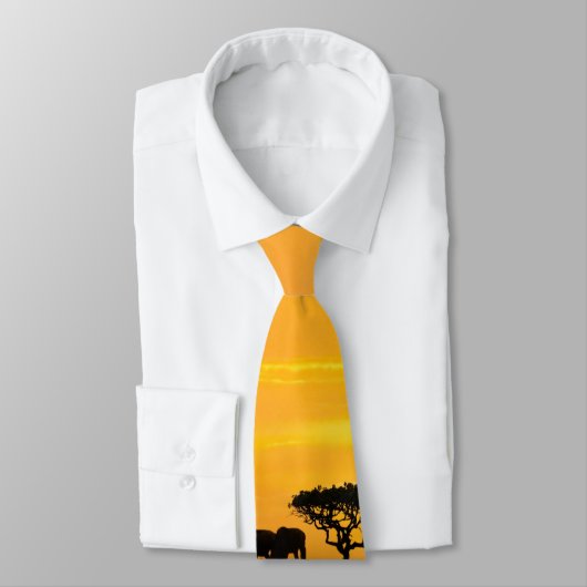 Zonnetijd in Serengeti Stropdas (Gebonden)
