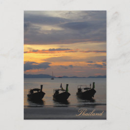 Zonnetijd in Thailand Briefkaart